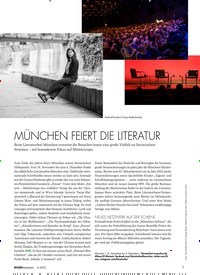 Titelbild der Ausgabe 6/2022 von MÜNCHEN FEIERT DIE LITERATUR. Zeitschriften als Abo oder epaper bei United Kiosk online kaufen.