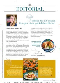 Titelbild der Ausgabe 6/2022 von Erleben Sie mit unseren Rezepten einen gemütlichen Herbst!. Zeitschriften als Abo oder epaper bei United Kiosk online kaufen.