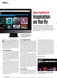 Titelbild der Ausgabe 6/2019 von Check: studiodrive.de: Inspiration on the fly. Zeitschriften als Abo oder epaper bei United Kiosk online kaufen.