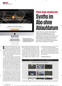Titelbild der Ausgabe 7/2019 von Check: plugs-samples.com: Synths im Abo ohne Ablaufdatum. Zeitschriften als Abo oder epaper bei United Kiosk online kaufen.