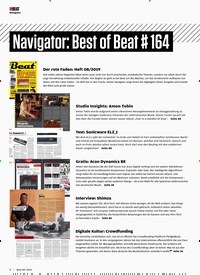 Titelbild der Ausgabe 8/2019 von Navigator: Best of Beat # 164. Zeitschriften als Abo oder epaper bei United Kiosk online kaufen.