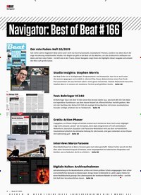 Titelbild der Ausgabe 10/2019 von Navigator: Best of Beat # 166. Zeitschriften als Abo oder epaper bei United Kiosk online kaufen.