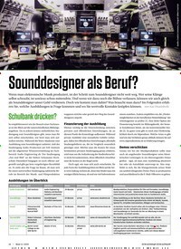 Titelbild der Ausgabe 11/2019 von Sounddesigner als Beruf?. Zeitschriften als Abo oder epaper bei United Kiosk online kaufen.