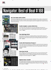 Titelbild der Ausgabe 12/2019 von Navigator: Best of Beat # 168. Zeitschriften als Abo oder epaper bei United Kiosk online kaufen.