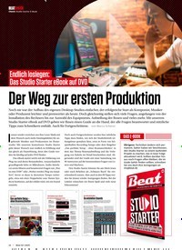 Titelbild der Ausgabe 2/2020 von Endlich loslegen: Das Studio Starter eBook auf DVD: Der Weg zur ersten Produktion. Zeitschriften als Abo oder epaper bei United Kiosk online kaufen.