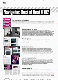 Titelbild der Ausgabe 3/2021 von Navigator: Best of Beat # 182. Zeitschriften als Abo oder epaper bei United Kiosk online kaufen.