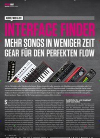 Titelbild der Ausgabe 3/2021 von AUDIO, MIDI & CV: INTERFACE FINDER MEHR SONGS IN WENIGER ZEIT GEAR FÜR DEN PERFEKTEN FLOW. Zeitschriften als Abo oder epaper bei United Kiosk online kaufen.