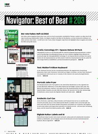 Titelbild der Ausgabe 12/2022 von Navigator: Best of Beat # 203. Zeitschriften als Abo oder epaper bei United Kiosk online kaufen.