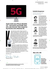Titelbild der Ausgabe 11/2019 von Apple stellt neue iPhone-Modelle vor – was immer auch heißt, dass sich „das Internet“ über etwas lustig machen wird. Diesmal: 5G.. Zeitschriften als Abo oder epaper bei United Kiosk online kaufen.