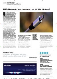 Titelbild der Ausgabe 11/2019 von NEWS & TRENDS: USB-3.1-Nachfolge: USB 4 kommt – was bedeutet das für Mac-Nutzer?. Zeitschriften als Abo oder epaper bei United Kiosk online kaufen.