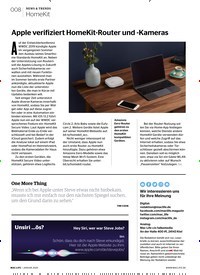 Titelbild der Ausgabe 2/2020 von NEWS & TRENDS: HomeKit: Apple verifiziert HomeKit-Router und -Kameras. Zeitschriften als Abo oder epaper bei United Kiosk online kaufen.