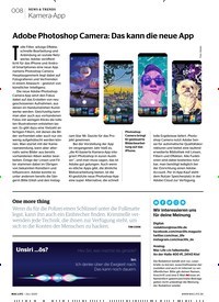 Titelbild der Ausgabe 8/2020 von NEWS & TRENDS: Kamera-App: Adobe Photoshop Camera: Das kann die neue App. Zeitschriften als Abo oder epaper bei United Kiosk online kaufen.