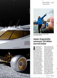 Titelbild der Ausgabe 3/2022 von Apple-Angestellte sammeln 725 Millionen US-Dollar. Zeitschriften als Abo oder epaper bei United Kiosk online kaufen.