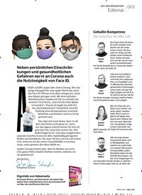 Titelbild der Ausgabe 4/2022 von Neben persönlichen Einschränkungen und gesundheitlichen Gefahren nervt an Corona auch die Nutzlosigkeit von Face ID.. Zeitschriften als Abo oder epaper bei United Kiosk online kaufen.