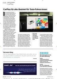 Titelbild der Ausgabe 9/2022 von CarPlay für alle: Bastelei für Tesla-Fahrer:innen. Zeitschriften als Abo oder epaper bei United Kiosk online kaufen.
