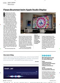 Titelbild der Ausgabe 11/2022 von Fieses Brummen beim Apple Studio Display. Zeitschriften als Abo oder epaper bei United Kiosk online kaufen.