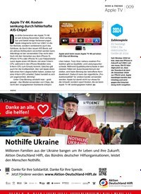 Titelbild der Ausgabe 2/2023 von Apple TV 4K: Kostensenkung durch fehlerhafte A15-Chips?. Zeitschriften als Abo oder epaper bei United Kiosk online kaufen.