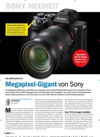 Titelbild der Ausgabe 9/2019 von Megapixel-Gigant von Sony. Zeitschriften als Abo oder epaper bei United Kiosk online kaufen.