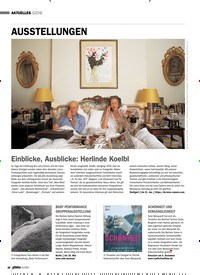Titelbild der Ausgabe 1/2020 von SZENE: AUSSTELLUNGEN: Einblicke, Ausblicke: Herlinde Koelbl. Zeitschriften als Abo oder epaper bei United Kiosk online kaufen.
