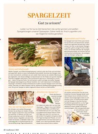 Titelbild der Ausgabe 2/2022 von SPARGELZEIT. Zeitschriften als Abo oder epaper bei United Kiosk online kaufen.