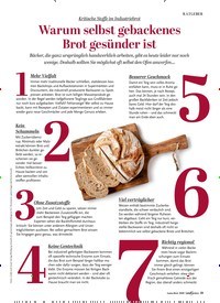 Titelbild der Ausgabe 1/2020 von Kritische Stoffe im Industriebrot: Warum selbst gebackenes Brot gesünder ist. Zeitschriften als Abo oder epaper bei United Kiosk online kaufen.