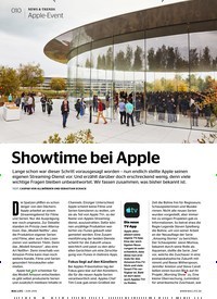 Titelbild der Ausgabe 3/2019 von Apple-Event: Showtime bei Apple. Zeitschriften als Abo oder epaper bei United Kiosk online kaufen.