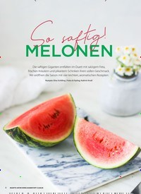 Titelbild der Ausgabe 5/2024 von So saftig! MELONEN. Zeitschriften als Abo oder epaper bei United Kiosk online kaufen.