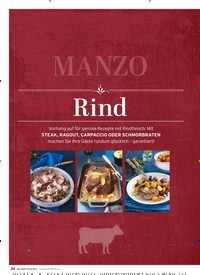 Titelbild der Ausgabe 2/2019 von MANZO: Rind. Zeitschriften als Abo oder epaper bei United Kiosk online kaufen.