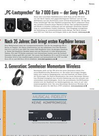 Titelbild der Ausgabe 7/2019 von Nach 35 Jahren: Dali bringt ersten Kopfhörer heraus. Zeitschriften als Abo oder epaper bei United Kiosk online kaufen.