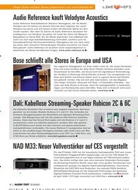 Titelbild der Ausgabe 2/2020 von Audio Reference kauft Velodyne Acoustics. Zeitschriften als Abo oder epaper bei United Kiosk online kaufen.