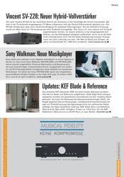 Titelbild der Ausgabe 3/2022 von Vincent SV-228: Neuer Hybrid-Vollverstärker. Zeitschriften als Abo oder epaper bei United Kiosk online kaufen.