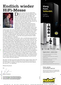 Titelbild der Ausgabe 5/2022 von Endlich wieder HiFi-Messe. Zeitschriften als Abo oder epaper bei United Kiosk online kaufen.
