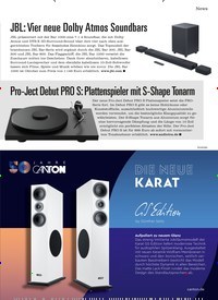 Titelbild der Ausgabe 7/2022 von JBL: Vier neue Dolby Atmos Soundbars. Zeitschriften als Abo oder epaper bei United Kiosk online kaufen.