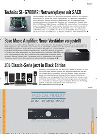 Titelbild der Ausgabe 8/2022 von Bose Music Amplifier: Neuer Verstärker vorgestellt. Zeitschriften als Abo oder epaper bei United Kiosk online kaufen.
