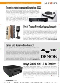 Titelbild der Ausgabe 4/2023 von Focal Theva: Neue Lautsprecherserie?. Zeitschriften als Abo oder epaper bei United Kiosk online kaufen.