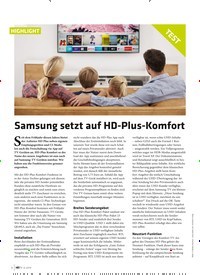 Titelbild der Ausgabe 6/2019 von HIGHLIGHT: TEST: Samsung setzt auf HD-Plus-Komfort. Zeitschriften als Abo oder epaper bei United Kiosk online kaufen.