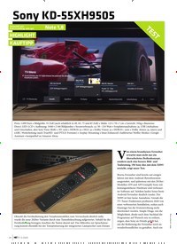 Titelbild der Ausgabe 3/2020 von Sony KD-55XH9505. Zeitschriften als Abo oder epaper bei United Kiosk online kaufen.