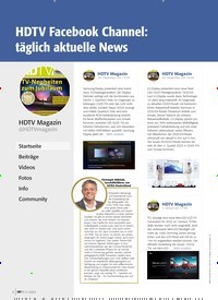 Titelbild der Ausgabe 1/2022 von HDTV Facebook Channel: täglich aktuelle News. Zeitschriften als Abo oder epaper bei United Kiosk online kaufen.