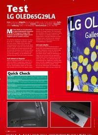 Titelbild der Ausgabe 2/2022 von Test LG OLED65G29L A. Zeitschriften als Abo oder epaper bei United Kiosk online kaufen.