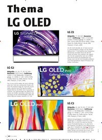 Titelbild der Ausgabe 2/2022 von Thema LG OLED. Zeitschriften als Abo oder epaper bei United Kiosk online kaufen.