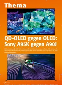 Titelbild der Ausgabe 4/2022 von QD-OLED gegen OLED: Sony A95K gegen A90J. Zeitschriften als Abo oder epaper bei United Kiosk online kaufen.