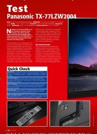 Titelbild der Ausgabe 1/2023 von Panasonic TX-77LZW2004. Zeitschriften als Abo oder epaper bei United Kiosk online kaufen.