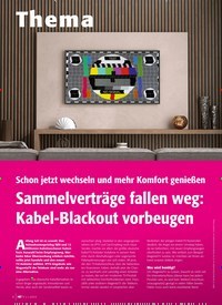 Titelbild der Ausgabe 1/2024 von Sammelverträge fallen weg: Kabel-Blackout vorbeugen. Zeitschriften als Abo oder epaper bei United Kiosk online kaufen.