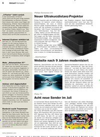 Titelbild der Ausgabe 6/2022 von Acht neue Sender im Juli. Zeitschriften als Abo oder epaper bei United Kiosk online kaufen.