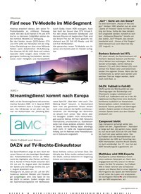 Titelbild der Ausgabe 6/2022 von Fünf neue TV-Modelle im Mid-Segment. Zeitschriften als Abo oder epaper bei United Kiosk online kaufen.