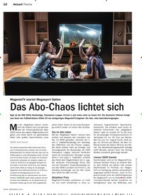 Titelbild der Ausgabe 6/2022 von Das Abo-Chaos lichtet sich. Zeitschriften als Abo oder epaper bei United Kiosk online kaufen.