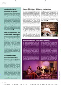 Titelbild der Ausgabe 6/2019 von Happy Birthday: 60 Jahre Kultstatus. Zeitschriften als Abo oder epaper bei United Kiosk online kaufen.