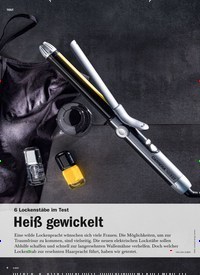 Titelbild der Ausgabe 6/2019 von 6 Lockenstäbe im Test: Heiß gewickelt. Zeitschriften als Abo oder epaper bei United Kiosk online kaufen.