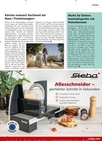 Titelbild der Ausgabe 2/2022 von Kärcher erneuert Sortiment bei Nass-/Trockensaugern. Zeitschriften als Abo oder epaper bei United Kiosk online kaufen.