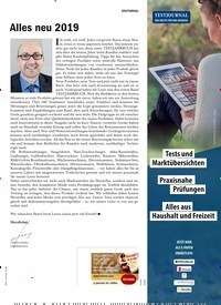 Titelbild der Ausgabe 1/2019 von Alles neu 2019. Zeitschriften als Abo oder epaper bei United Kiosk online kaufen.